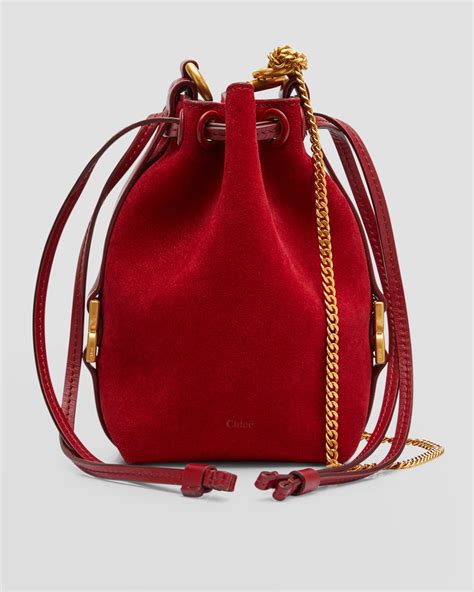 chloe chain strap bag|Chloe Marcie Micro Bucket Bag in Leather with Chain .